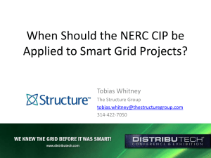 When Should the NERC CIP be Applied to Smart