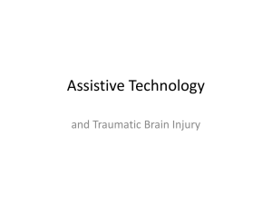 Assistive Technology and Traumatic Brain Injury - Mid