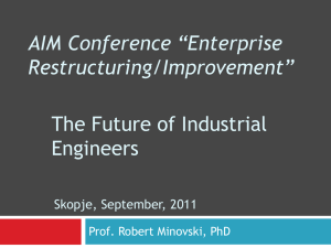 The Future of Industrial Engineering