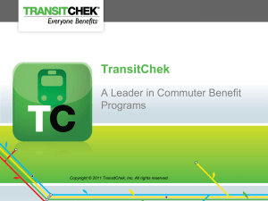 TransitChek - Choice Strategies
