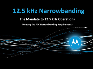What is Narrowbanding? - Action Communications