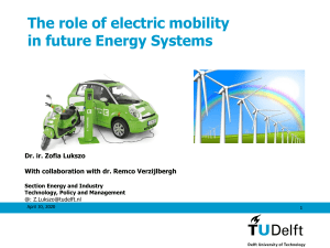 Electric mobility in future energy systems