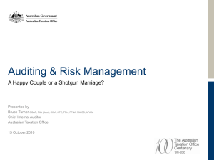 Presentation title goes here - NSW Public Sector Audit & Risk