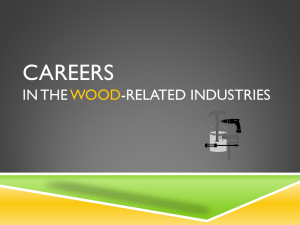 Jobs in the Wood-Related Industries