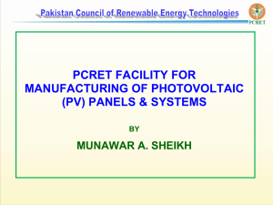 Presentation - Pakistan Engineering Council
