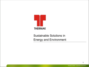 Thermax Corporate Presentation 2013-14
