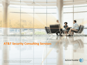 AT&T Security Consulting Services