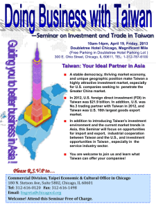 Taiwan Investment Opportunities Seminar