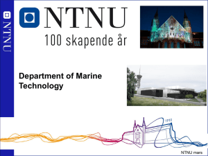 The Marine Structures Laboratory