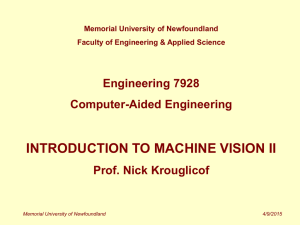 Introduction to Machine Vision 2