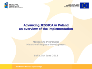 Examples of good practices within the framework of JESSICA initiative