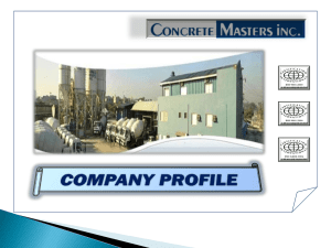 GLOBAL CITY - Concrete Masters Inc