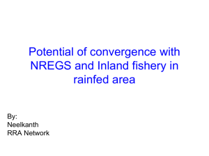 Potential of convergence with NREGS and Inland