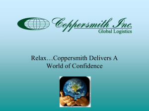 Committed - Coppersmith Global Logistics
