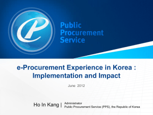 e-Procurement in Korea