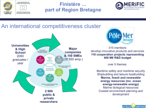 MERiFIC partnership: Pole Mer Bretagne