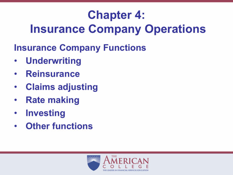 Reinsurance