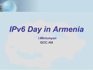presentation - Internet Society of Armenia