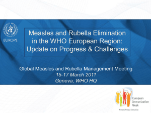 EURO - Measles & Rubella Initiative