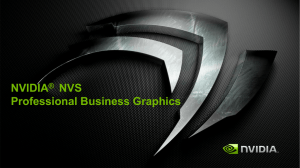 NVIDIA NVS = Professional Business Graphics