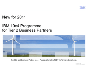 IBM Presentations: Smart Planet Template