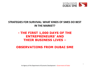 Strategies for survival: what kinds of SME do best in the market?