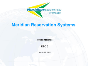 Meridian Reservation Systems