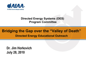 AIAA Directed Energy Systems Program Committee