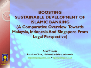 Legal Framework of Islamic Banking in Indonesia