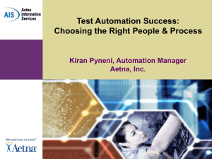 Automation Metrics - qaiconferences.org