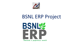 BSNL ERP Project