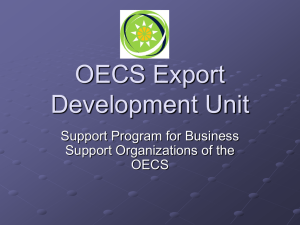Support Program for Business Support Organizations of the OECS