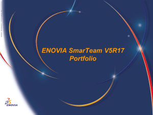 ENOVIA SmarTeam V5R17 Portfolio