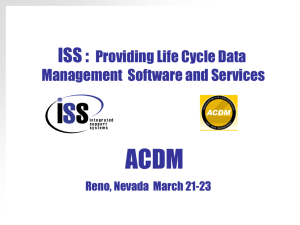 Providing Life Cycle Data Management Software and