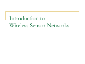 Wireless Sensor Network Topologies