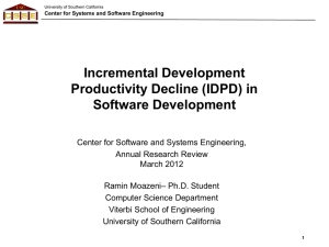Incremental Development Productivity Decline (IDPD)