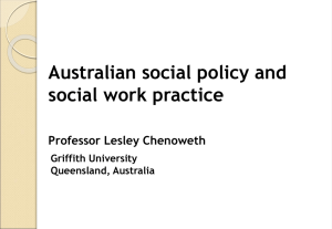 Social work in Australia