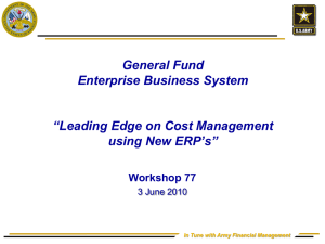 Leading Edge on Cost Management Using New ERPs