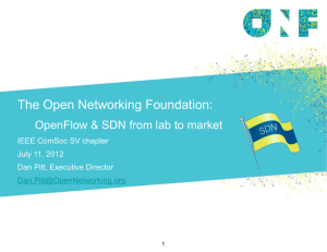 The Open Networking Foundation