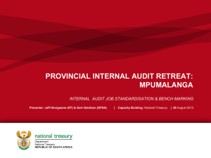 Mpumalanga Internal Audit retreat