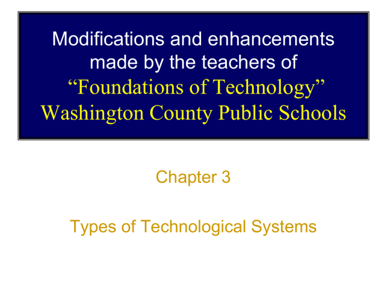 Technology Washington County, MD Public Schools