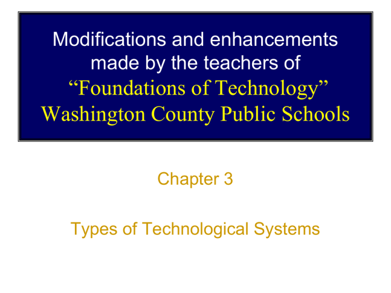 Technology Washington County MD Public Schools