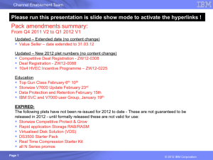 Storage Channel Enablement