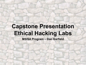 Ethical Hacking Labs