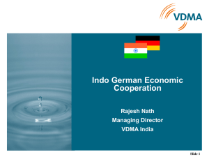 Indo-German Economic Cooperation_NRW Invest_18th Oct 2012