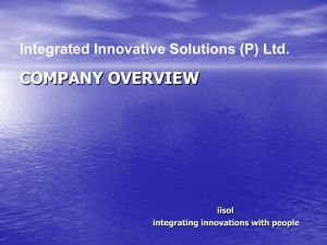 iisol integrating innovations with people