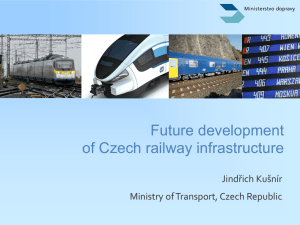 Future development of Czech railway infrastructure