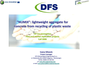NUMIX - lightweight aggregate for concrete from - WBC