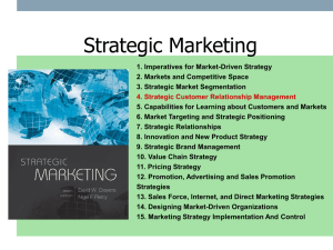 chapter 4 strategic customer relationship