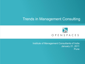 Trends in Management Consulting